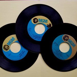 3 Vintage Donny Osman MGM Vinyl 45rpm Music Records